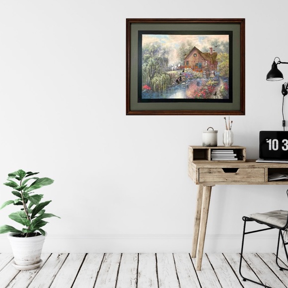 ALTERED Reimagined Thrift Store Art Find Halloween Wall Decor Painting - Picture 2 of 10